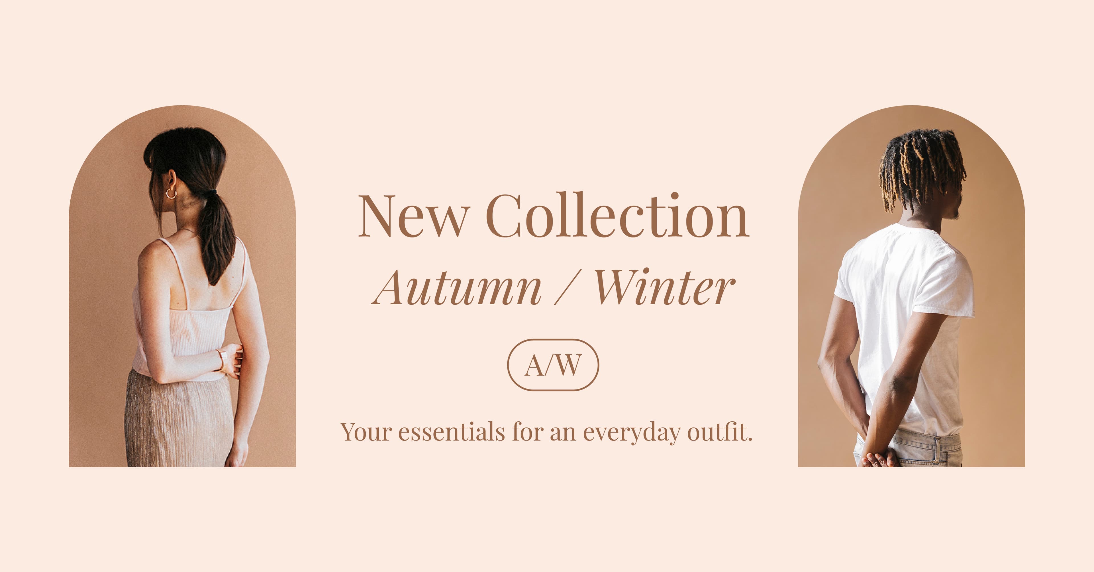 Hands reaching out to hold a green fern in a woven basket with a decorative bow, against a beige background with soft shadows.